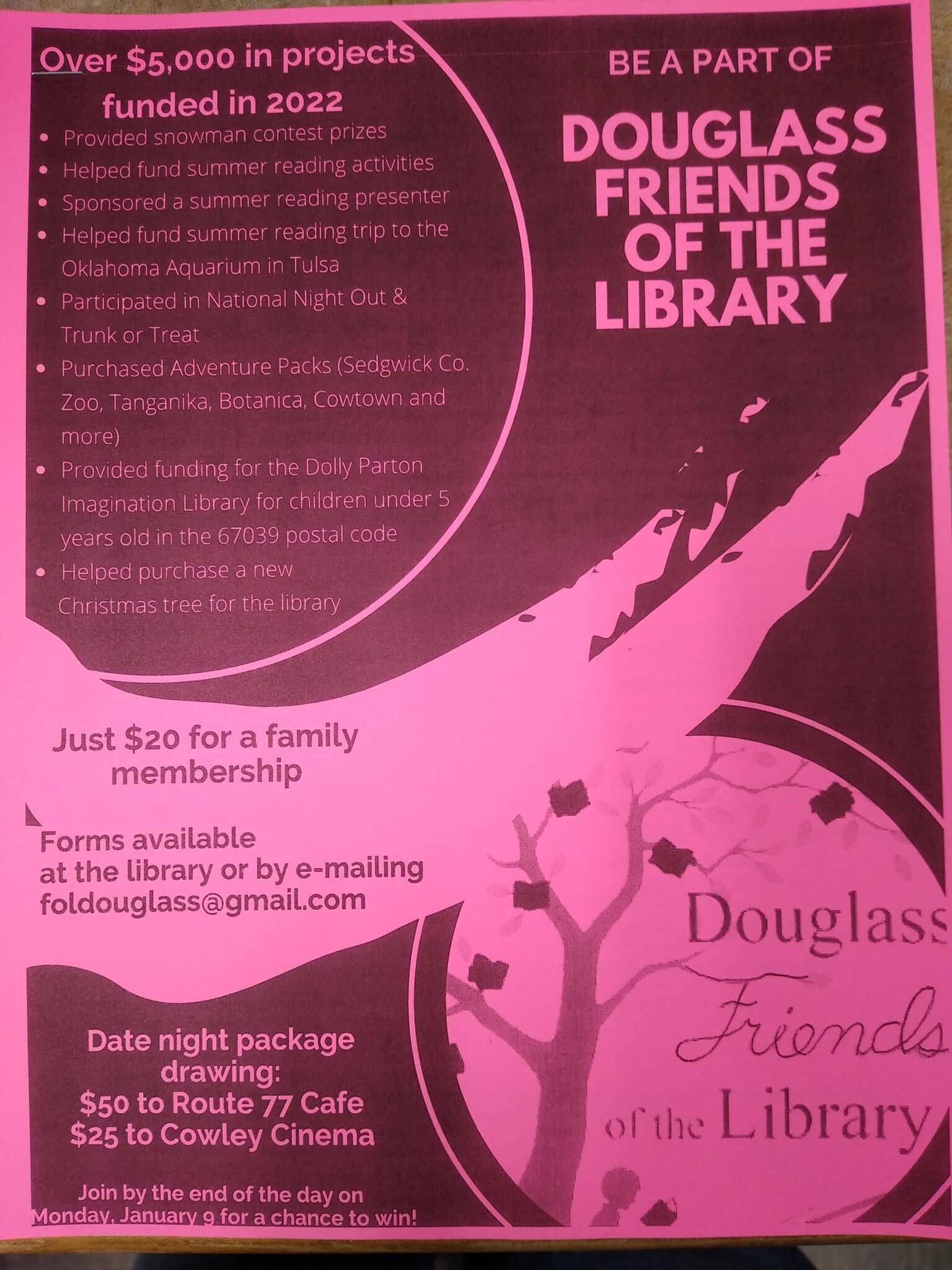 Membership Drive – Friends of the Library