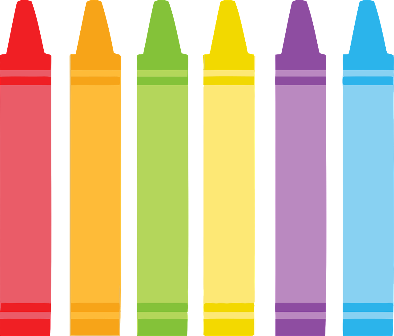 colorful, crayons, draw